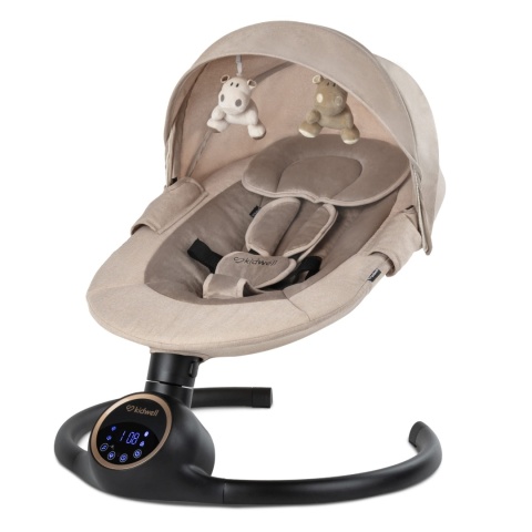 REVE Kidwell Bujaczek leżaczek elektryczny 2w1 - Beige/Gold