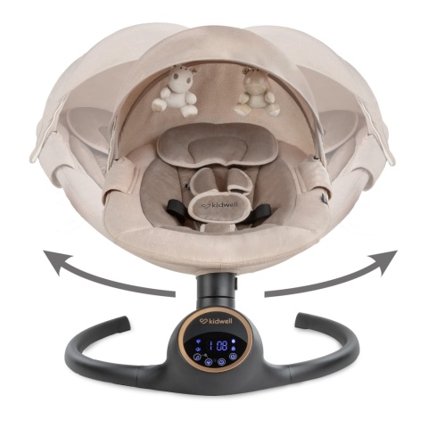 REVE Kidwell Bujaczek leżaczek elektryczny 2w1 - Beige/Gold