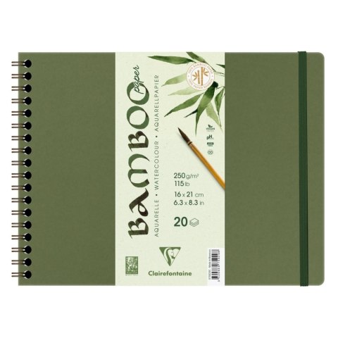 Szkicownik akwarelowy Bambusowy 21x16 cm