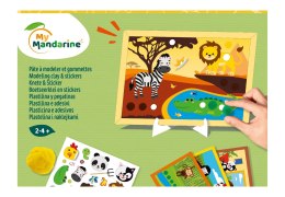 Wyklejanki z plasteliną i nakl.Zwierzęta