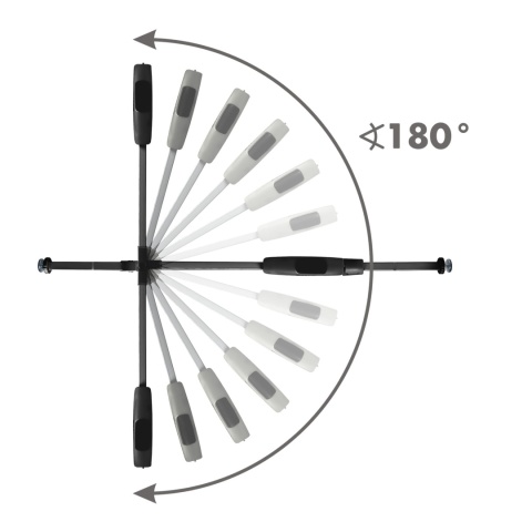 Guarda Black Kidwell Bramka zabezpieczająca 74-104 cm - czarna