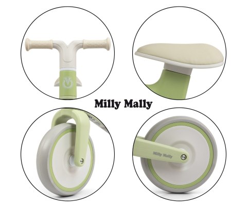 MILLY MALLY 6348 Rowerek Biegowy Velo Green