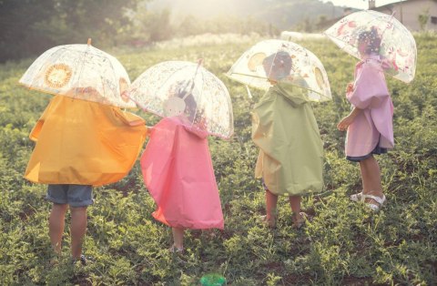 Ponczo przeciwdeszczowe Jednorożec (3-6 lat) SASSI