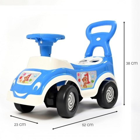WOOPIE Jeździk 4w1 Sorter Pchacz Chodzik + Klakson Schowek
