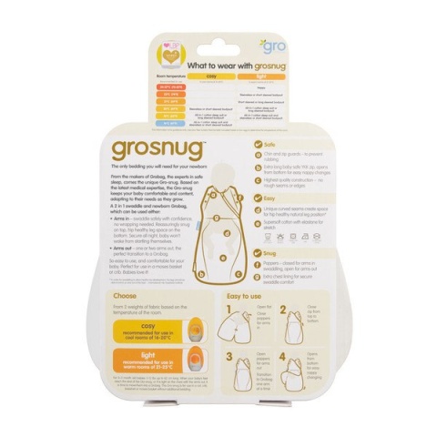 Otulacz-śpiworek Grosnug Orla Kiely Owls, Gro Company