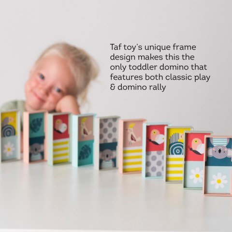 Domino Rally XL od Taf Toys - Edukacyjna Gra i Zabawa dla Maluchów