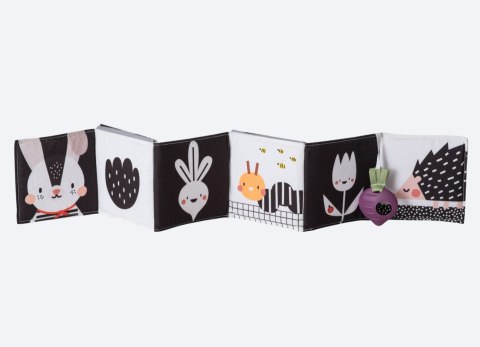 Dwustronna Książeczka Sensoryczna Urban Garden - Stymulacja Wzrokowa i Rozwój Zmysłów dla Maluchów