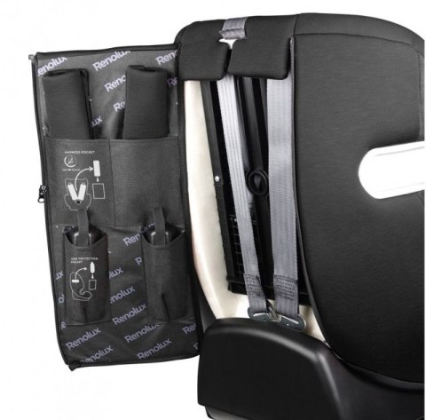 Fotelik Samochodowy Renolux Olymp 9-36 kg Carbon Softness® R129 i-Size (76-150 cm)