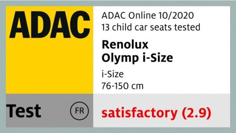 Fotelik Samochodowy Renolux Olymp 9-36 kg Ocean Softness® R129 i-Size (76-150 cm)