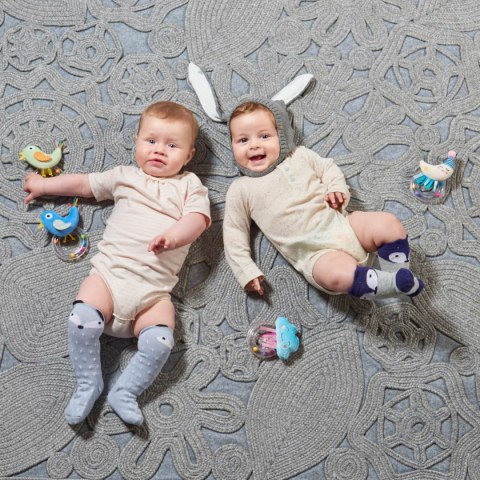 Grzechotka Pierścieniowa - Sensoryczna Zabawka dla Niemowląt