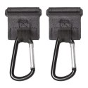 Karabińczyk na pasku skórzanym 2 szt