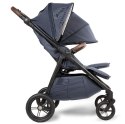 M.Twin x Wózek Bliźniaczy Mast Swiss Design - Blueberry, Koła HP, Regulowana Rączka