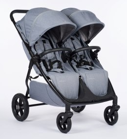 M.Twin x Wózek Bliźniaczy Mast Swiss Design - Glacier Lake, Koła HP, Stała Rączka