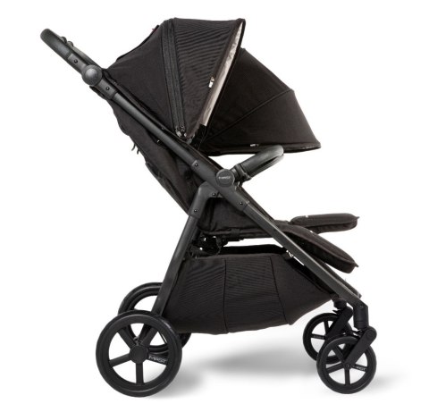 M.Twin x Wózek Bliźniaczy Mast Swiss Design - Onyx, Koła HP, Regulowana Rączka