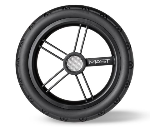 M.Twin x Wózek Bliźniaczy Mast Swiss Design - Onyx, Koła HP, Regulowana Rączka