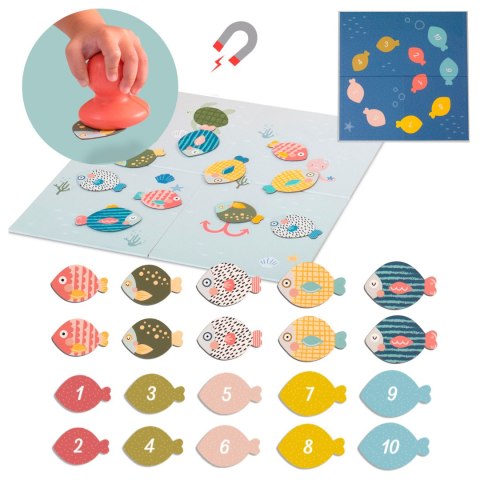 Moja Pierwsza Gra Wędkarska - Magnetyczna Zabawka Edukacyjna dla Maluchów
