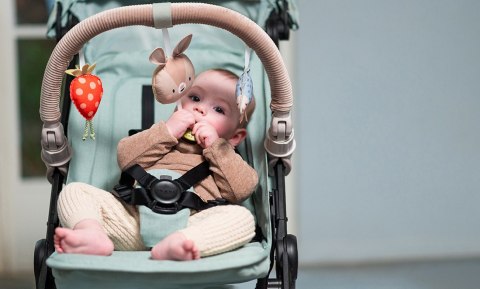 Muzyczny Pałąk z Króliczkiem - Zabawa i Rozwój w Podróży