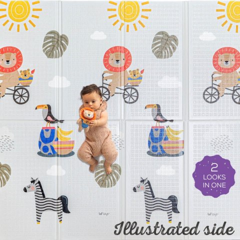 Piankowa Mata do Zabawy Taf Toys - Bezpieczna i Stylowa Przestrzeń do Rozwoju Dziecka XL