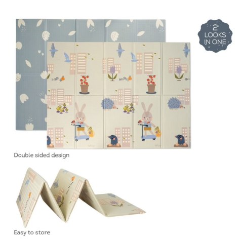 Piankowa Mata do Zabawy Taf Toys z Dwustronną Książeczką - Wygodne i Bezpieczne Miejsce do Zabawy dla Dziecka