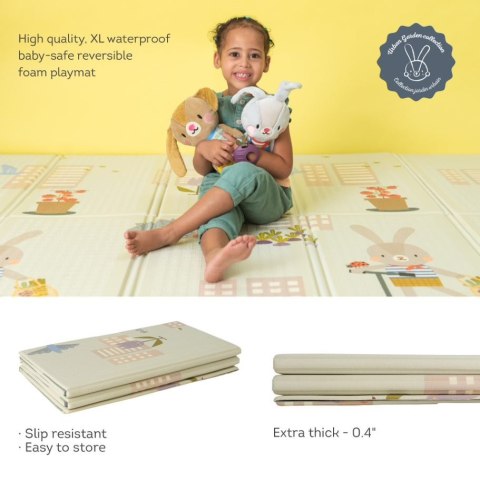 Piankowa Mata do Zabawy Taf Toys z Dwustronną Książeczką - Wygodne i Bezpieczne Miejsce do Zabawy dla Dziecka