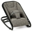 Renolux Balm Leżaczek Bujaczek Allstar Grey - Stylowy Leżaczek Stacjonarny lub Bujany dla Dziecka