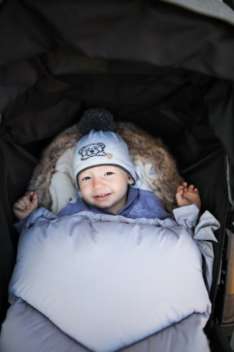 Śpiworek zimowy Fluffy Foggy Grey