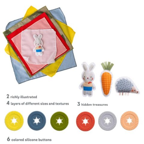 Taf Toys A KUKU - Wielowarstwowa Zabawka Sensoryczna