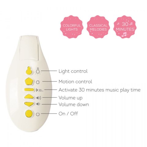 Taf Toys - Karuzela Muzyczna Mini Księżyc 30 min Gwiezdnych Melodii