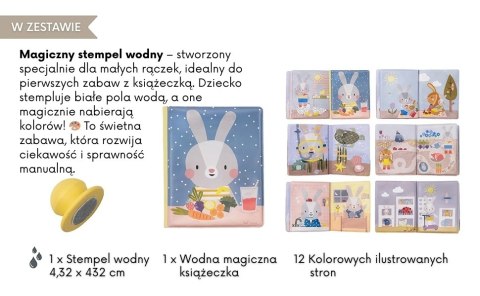 Taf Toys Magiczna Książeczka Wodna A KUKU z Pieczątką