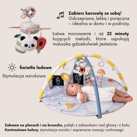 Taf Toys Mata Edukacyjna z Melodią i Światełkami - Melody Bloom Gym