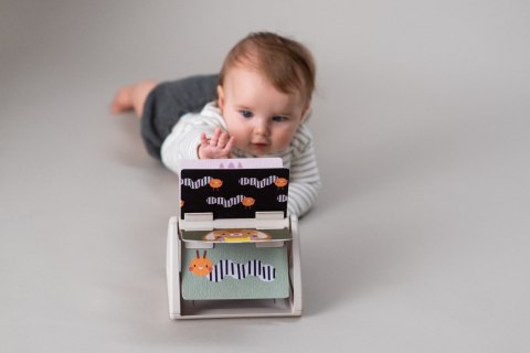 Taf Toys Obracająca się Książeczka Grzechocząca - Stymulacja Wzroku i Motoryki