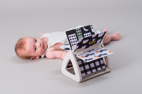 Taf Toys Obracająca się Książeczka Grzechocząca - Stymulacja Wzroku i Motoryki