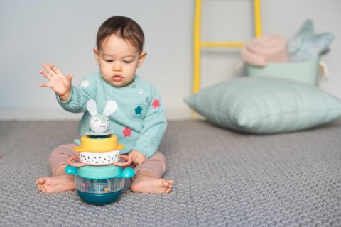 Taf Toys Piramida Króliczek Hunny - Kolorowa Układanka dla Niemowląt 9m+