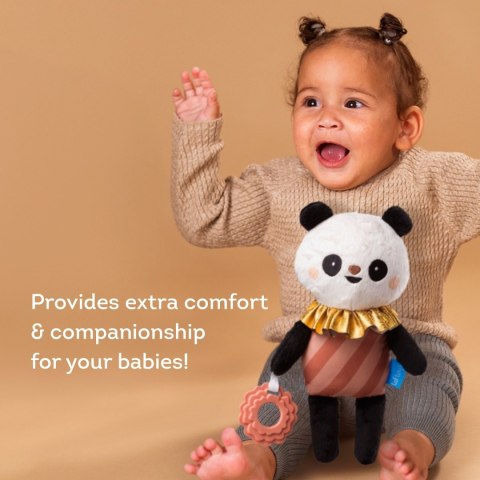 Taf Toys Pluszowa Panda Pamela - miękka przytulanka z gryzakiem dla niemowląt