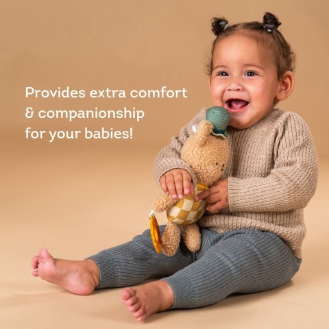 Taf Toys Pluszowy Miś Brendon - miękka przytulanka z gryzakiem dla niemowląt