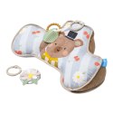 Taf Toys Poduszka do zabawy na brzuszku - Miś z grzechotką i gryzakiem