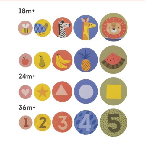 Taf Toys Puzzle Magnetyczne A Kuku - Gra Rozwojowa z Łapaczem Magnesów