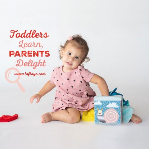 Taf Toys Sensoryczne Pudełko na Chusteczki - Zabawa i Rozwój