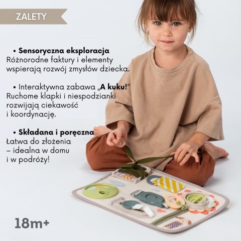Taf Toys Tablica Edukacyjna - Zabawa A KUKU i trening rączek