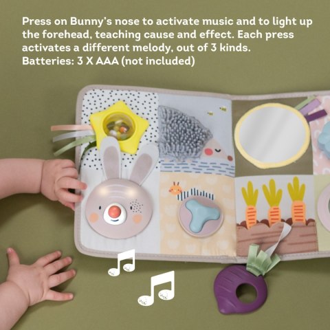 Taf Toys Urban Garden - Plac Zabaw do Łóżeczka z Muzyką i Światłem