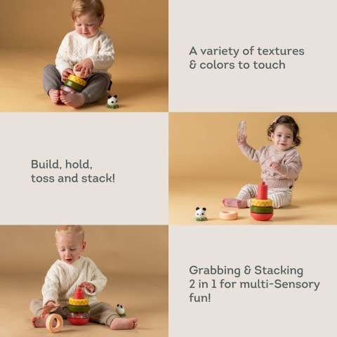 Taf Toys Wieża Sensoryczna - Panda do Układania