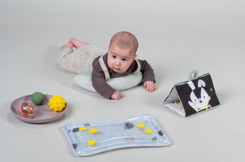 Zestaw niezbędnik do leżenia na brzuszku - Zabawka wspierająca rozwój motoryczny i poznawczy