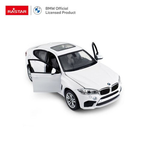 Autko Metalowe 1:24 BMW X6M Białe RASTAR
