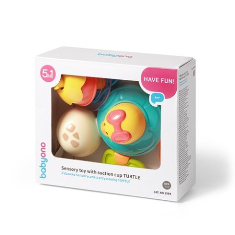 B.O.1584 Zabawka sensoryczna z przyssawką TURTLE