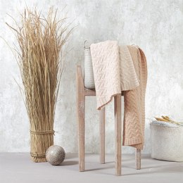 B.O.1648/01 Kocyk z wełny merino jasny beż