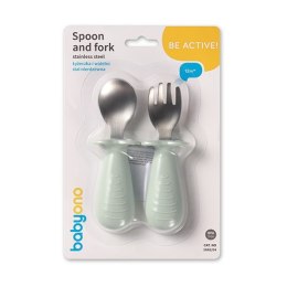 B.O.1665/04 Sztućce dla dzieci ze stali nierdzewnej szałwiowe