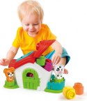 Clemmy Farma Sensoryczna Domek z Klockami Farma Piesek Krówka Clementoni 17767