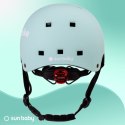 Kask rowerowy dla dzieci perfect fit HEART BIKE - Love 2 RIDE, rozm. S, 50-54 cm z lampką LED i klipsem magnetycznym Miętowy
