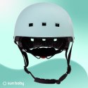 Kask rowerowy dla dzieci perfect fit HEART BIKE - Love 2 RIDE, rozm. S, 50-54 cm z lampką LED i klipsem magnetycznym Miętowy