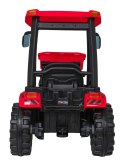 Pojazd MEGA Traktor D68 Z Przyczepką Czerwony